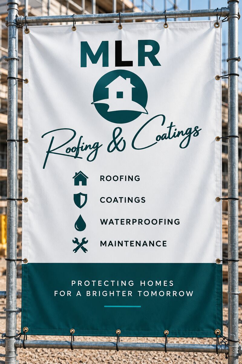 MLR Roofing & Coatings site banner