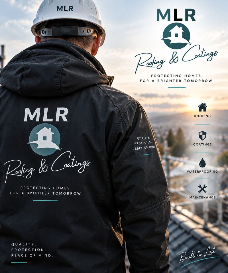 MLR Roofing & Coatings team member on site